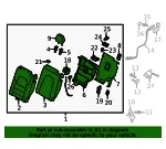 Seat Back Assembly - Mazda (kec55745003) - view 4