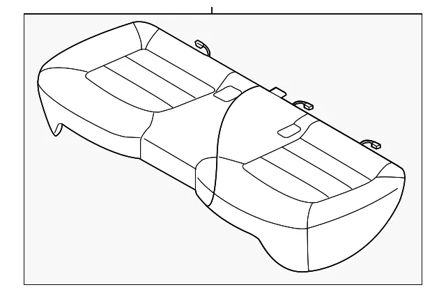 Seat Cushion Foam - Mazda (kec757200a02)