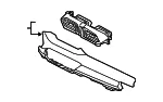 Instrument Panel Cover - Mazda (kf2r55150d03) - view 3