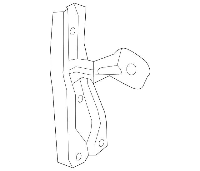 Instrument Panel Mounting Bracket - Mazda (kl2h60450)