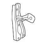 Instrument Panel Mounting Bracket - Mazda (kl2h60450) - view 3
