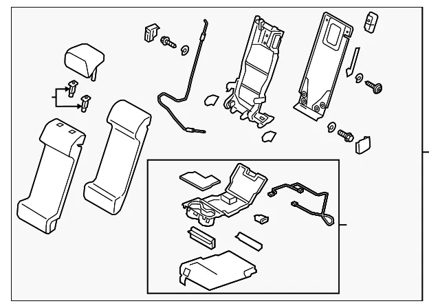 Seat Back Assembly - Mazda (kl2k5727002)