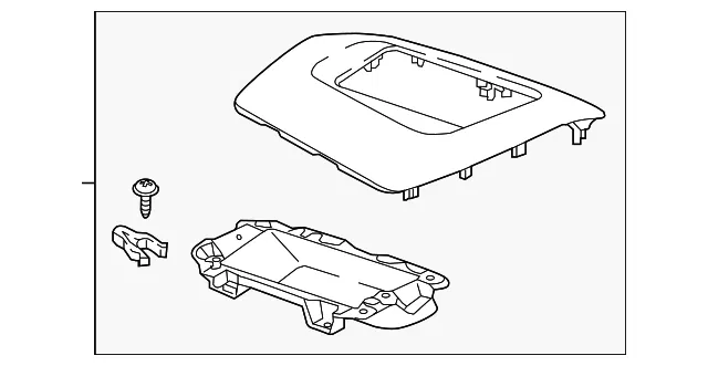 Instrument Panel Bezel - Mazda (kl2m5541xa)