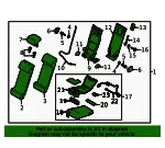 Seat Back Assembly - Mazda (kl2n5727039) - view 4