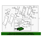 Armrest Cover - Mazda (kn0w882b113) - view 4