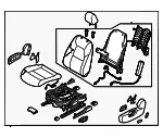 Seat Assembly - Mazda (kn3d57150d39) - view 3