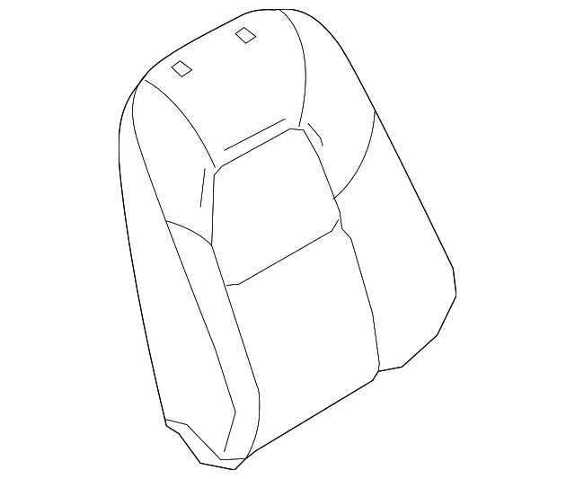 Seat Back Cushion Cover - Mazda (kn3r881312a)