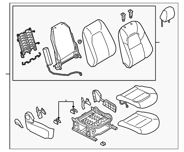 Seat Assembly - Mazda (kpf757100a02)