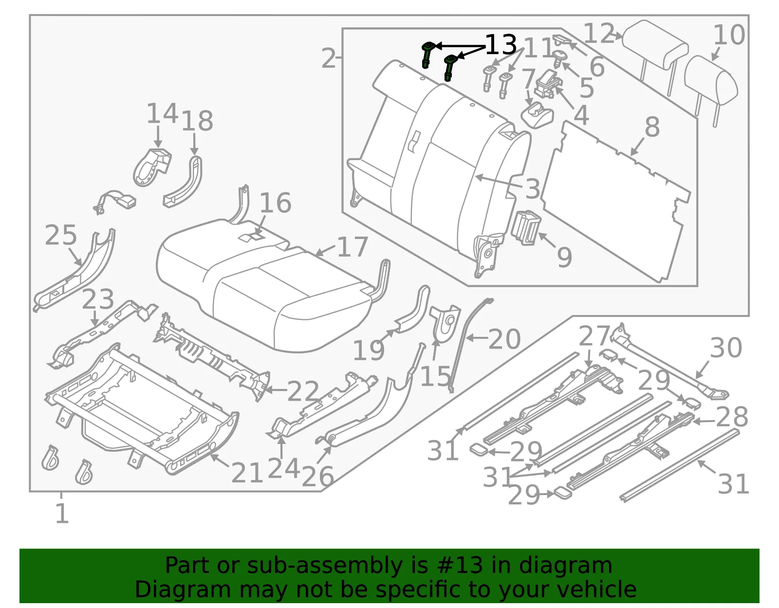 Headrest Guide - Mazda (l530881g824) - view 2