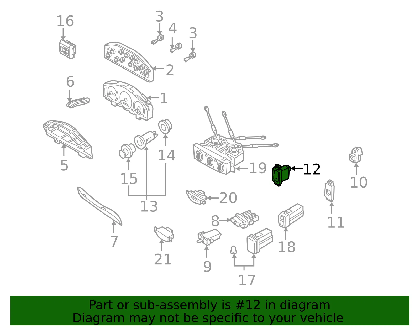 Instrument Panel Cover - Mazda (lb8266962d02) - view 2