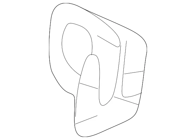 Folding Seat Lock Striker - Mazda (lc6257510b)