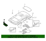 Sun Visor - Mazda (lc6269320a80) - view 4