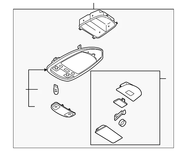 Overhead Console - Mazda (lc6369970d80)
