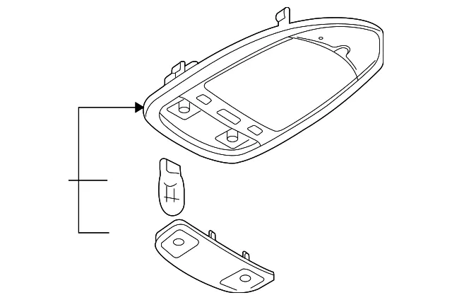 Overhead Console - Mazda (lc636997x77)