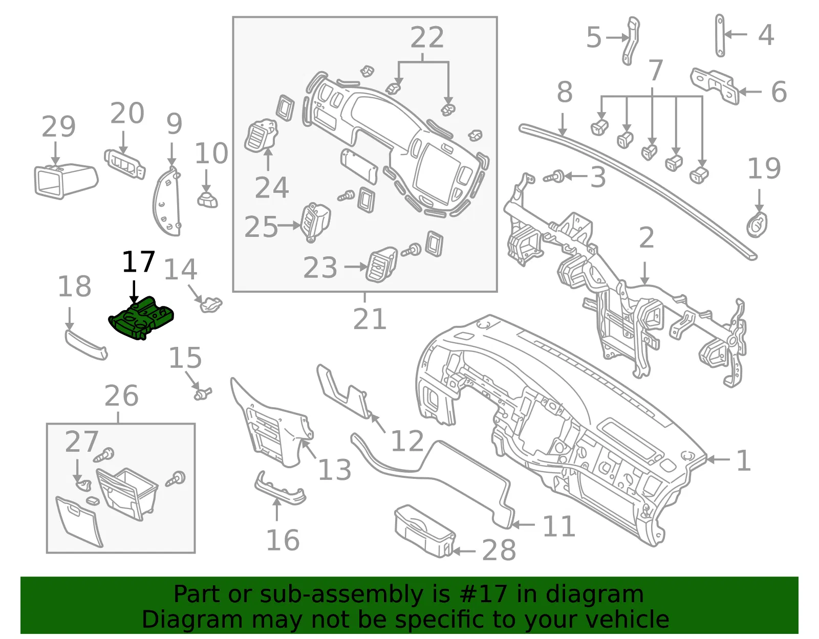 Cup Holder - Mazda (lc706439xc) - view 2
