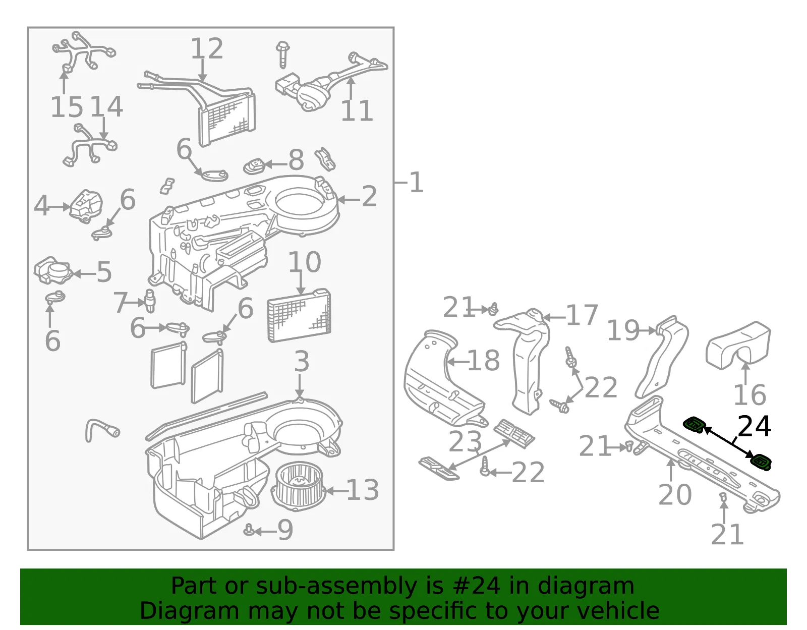 Air Outlet Vent - Mazda (lc7161277a80) - view 2