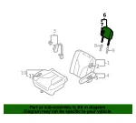 Headrest - Mazda (lc768814005) - view 4