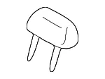Headrest - Mazda (lc768834005) - view 3