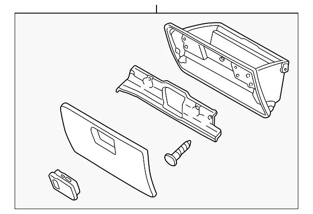 Glove Box Assembly - Mazda (ld476403072)
