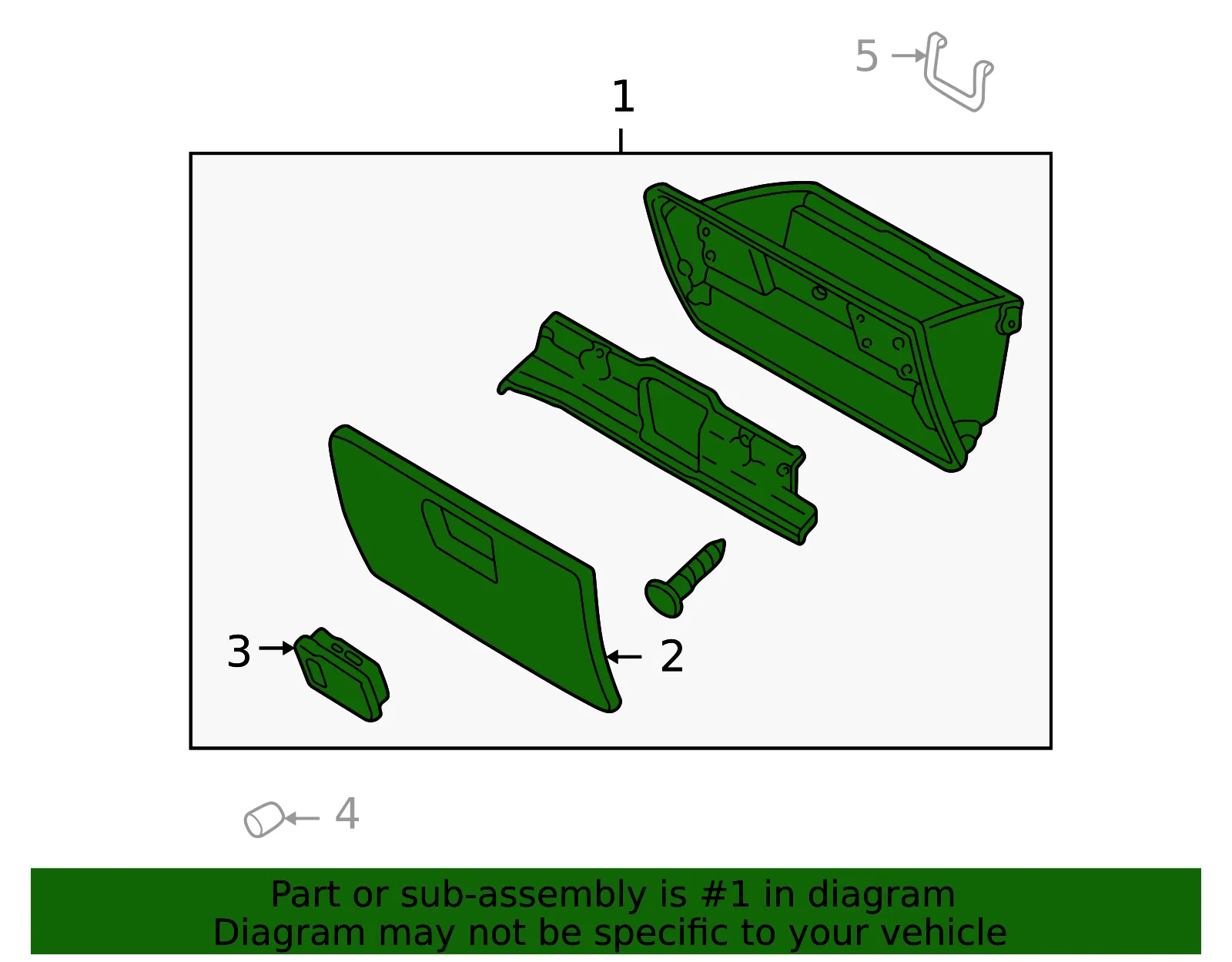 Glove Box Assembly - Mazda (ld476403080) - view 2
