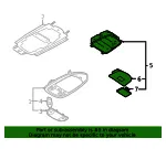 Console Compartment - Mazda (ld476997y80) - view 4
