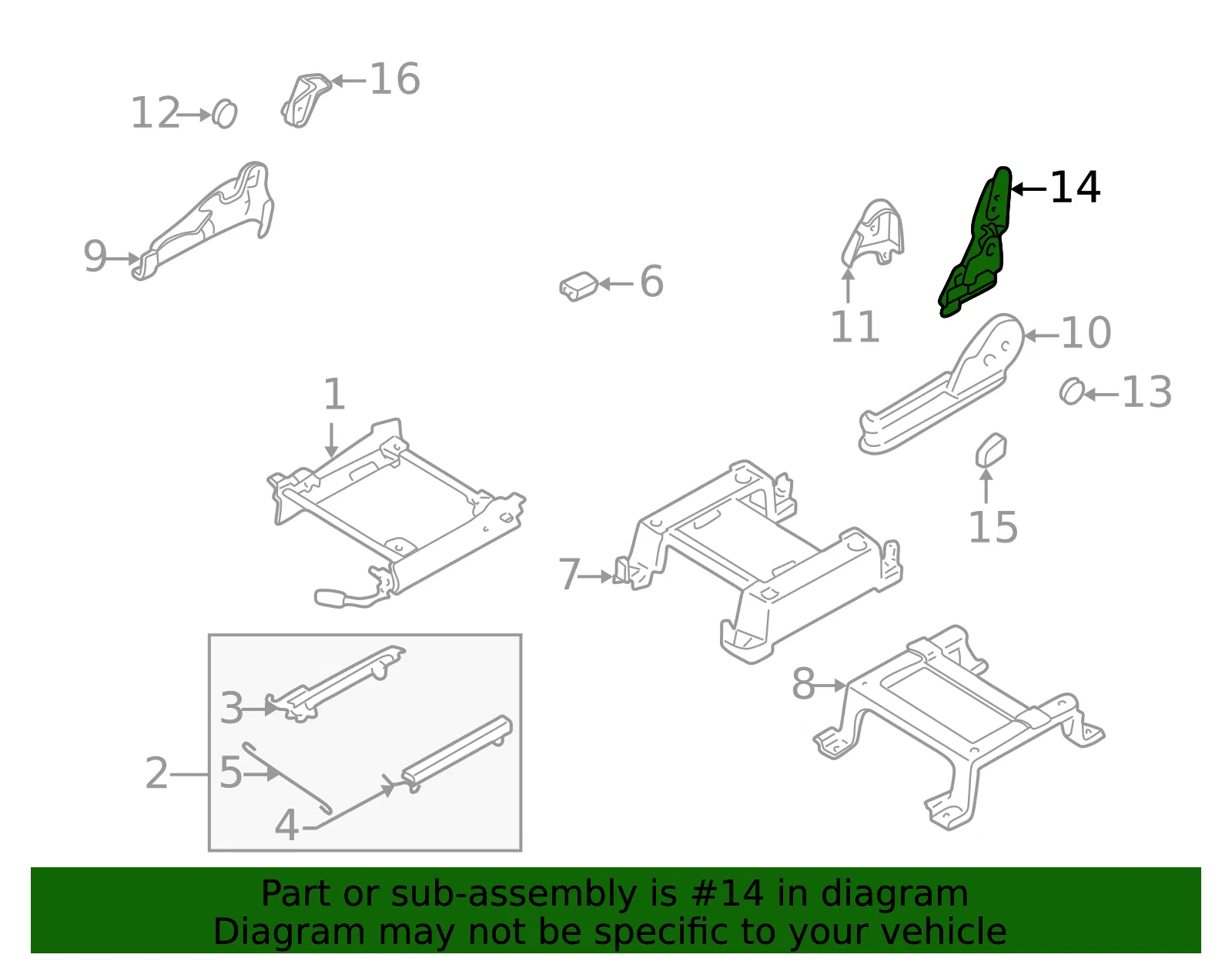Seat Back Recliner - Mazda (ld4788155) - view 2