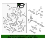 Headrest - Mazda (ld508814005) - view 4