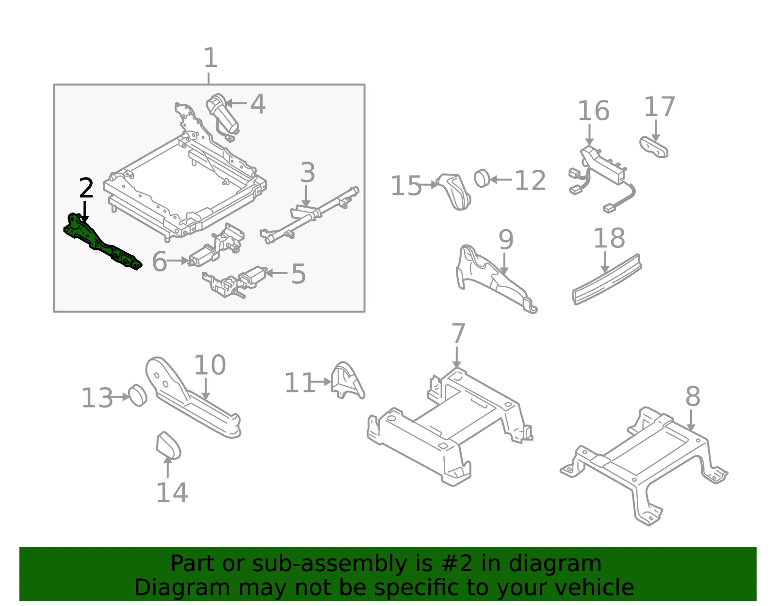 Seat Frame - Mazda (ld5188618) - view 2