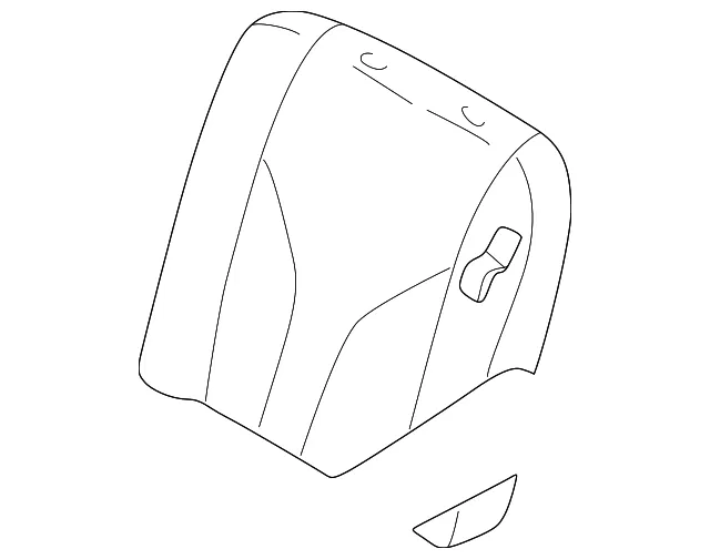 Seat Back Assembly - Mazda (ld5488130a80)