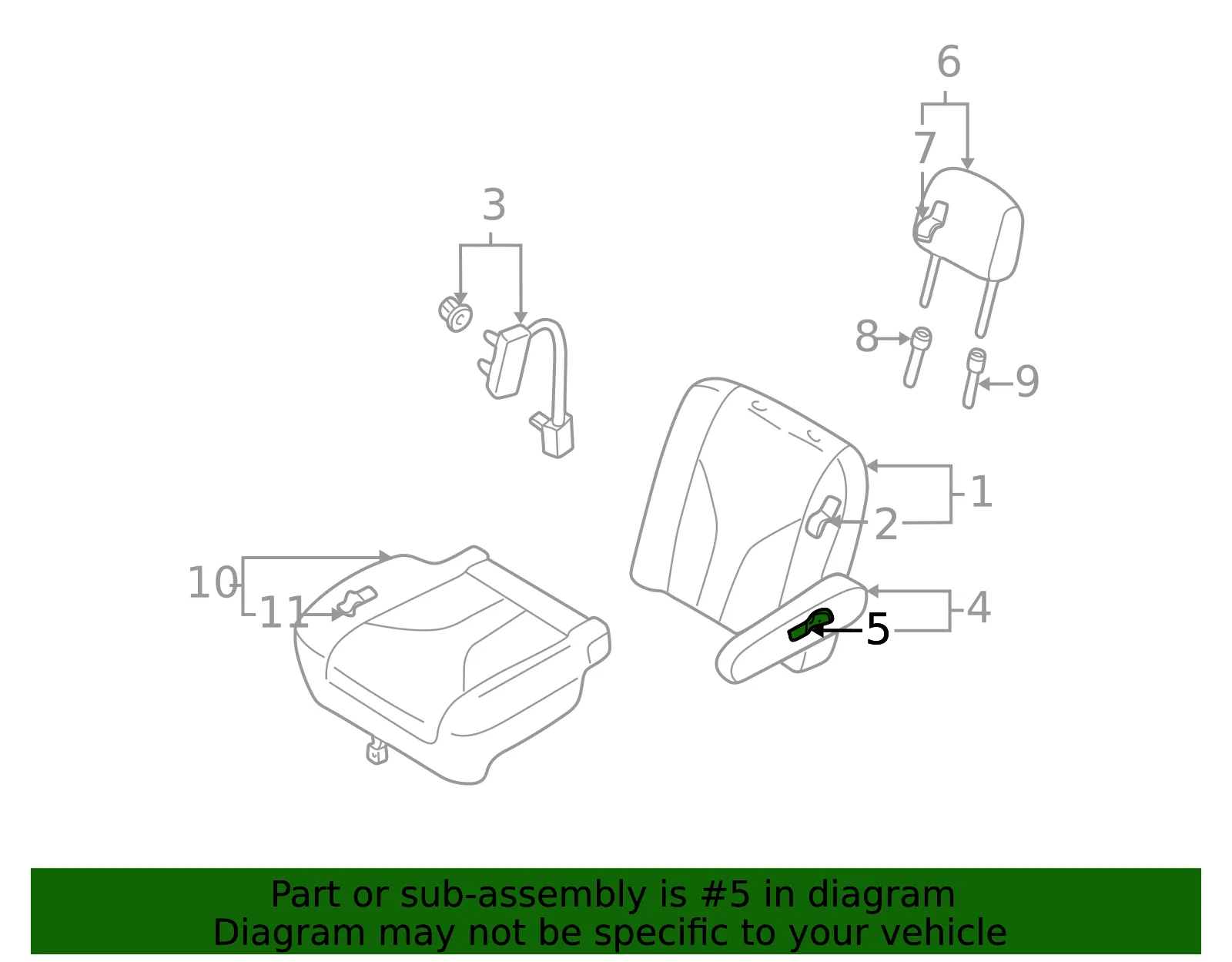Armrest Cover - Mazda (le44881c180) - view 2
