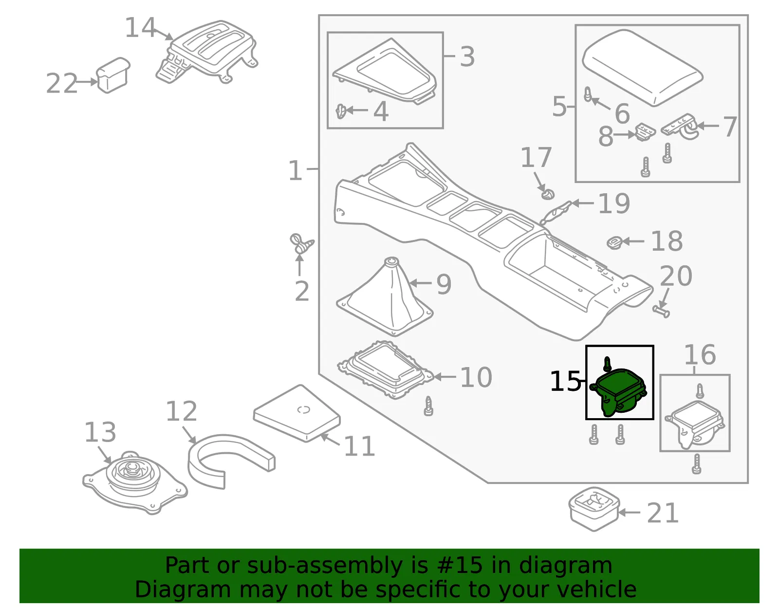 Cup Holder - Mazda (n0676439xc80) - view 2