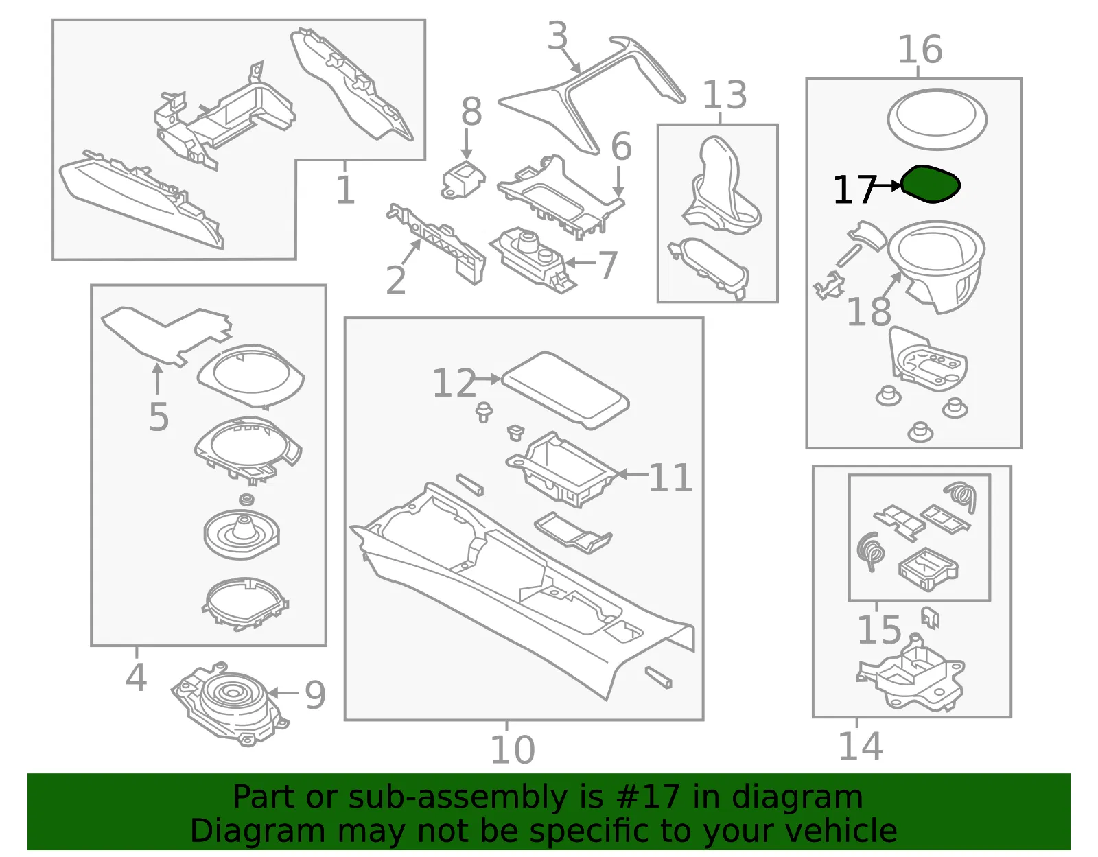 Console Mat - Mazda (n24364313) - view 2