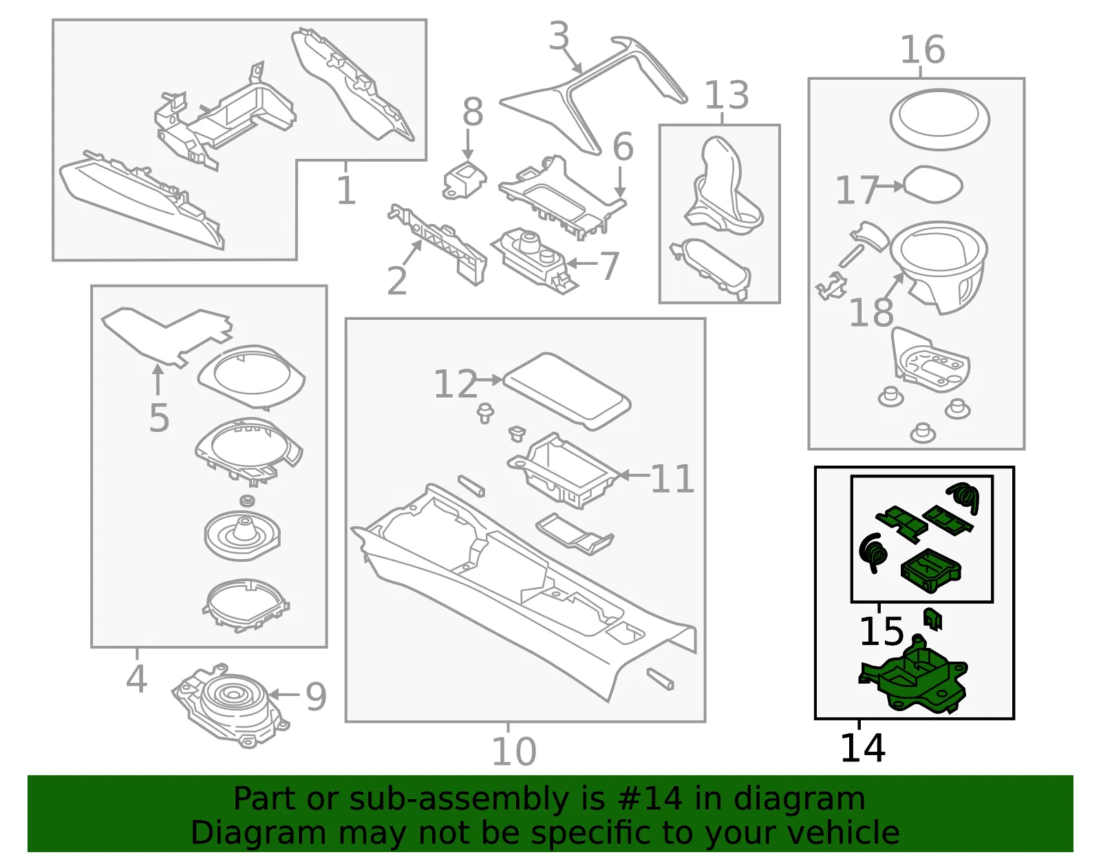 Console Bracket - Mazda (n2436441xb) - view 2