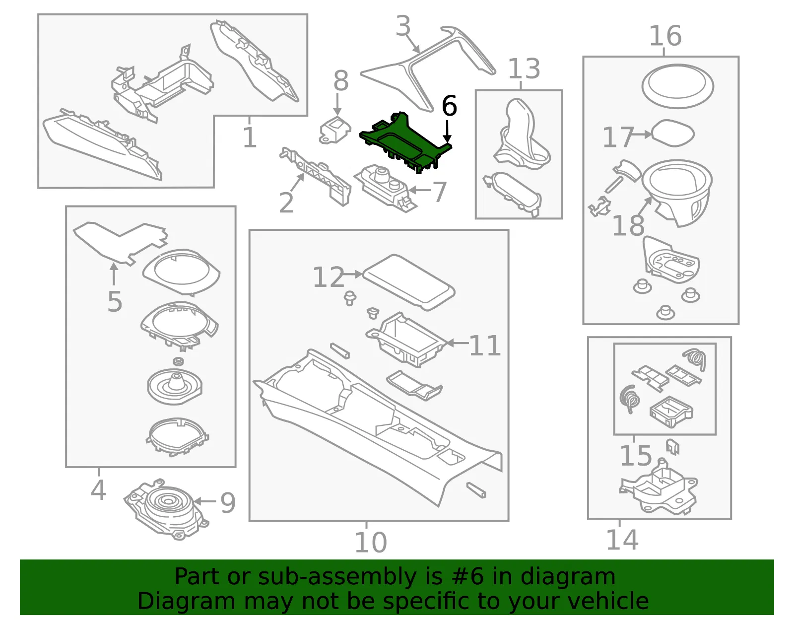 Console Bracket - Mazda (n2436443002) - view 2