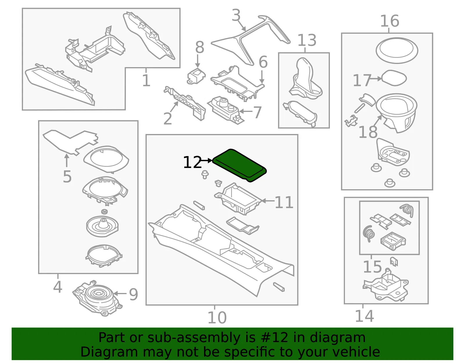 Console Panel - Mazda (n2476445002) - view 2