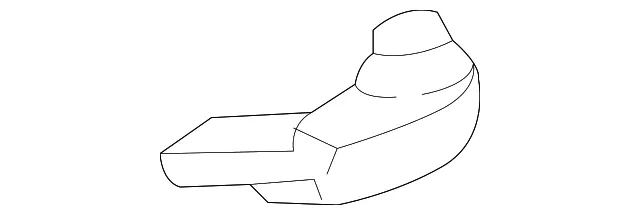 Convertible Top Stowage Compartment Lid Striker - Mazda (n247r13b0)