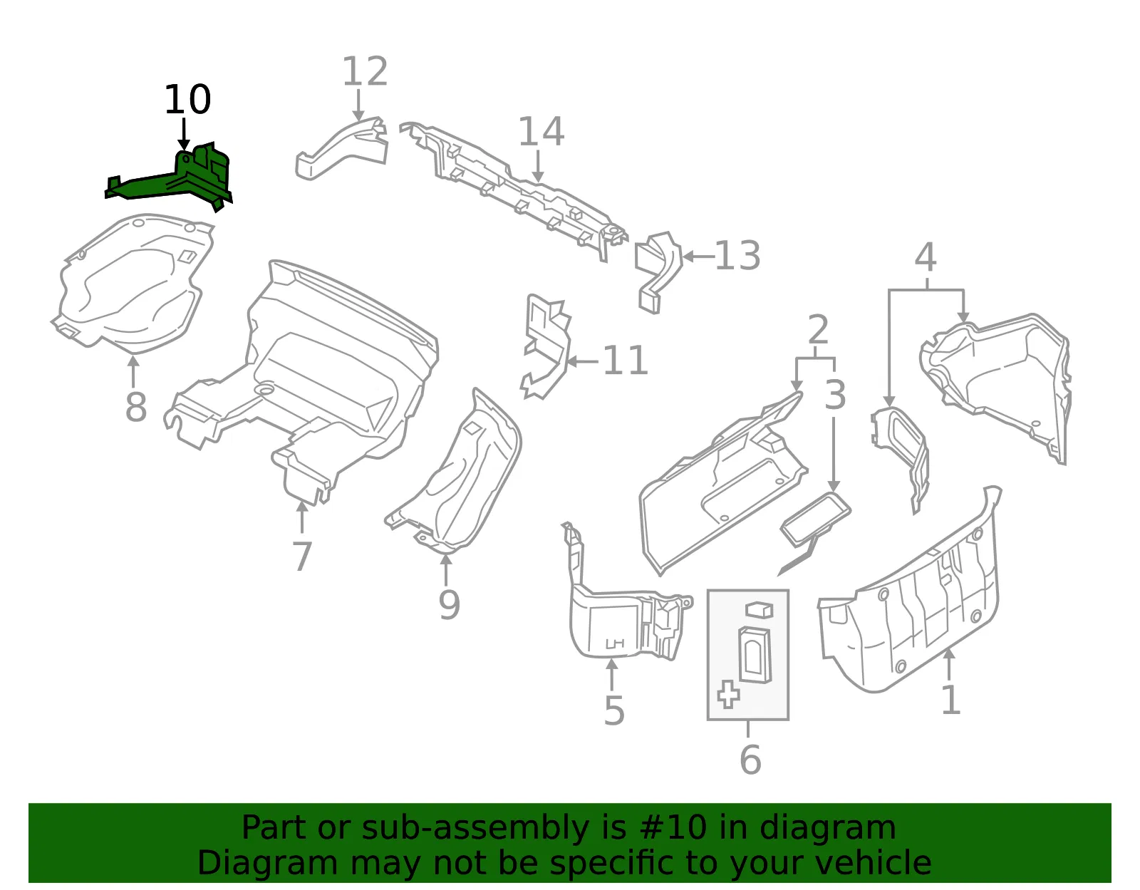 Trunk Trim Panel - Mazda (n2486858y02) - view 2