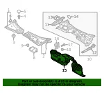 Lower Dash Panel - Mazda (na1j53400d) - view 4