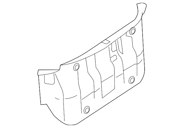 Rear Body Panel Trim Panel - Mazda (na1j6889x)