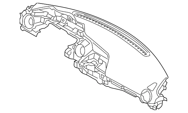Instrument Panel - Mazda (na1p60400e02)