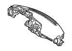 Instrument Panel - Mazda (na1p60400e02) - view 3