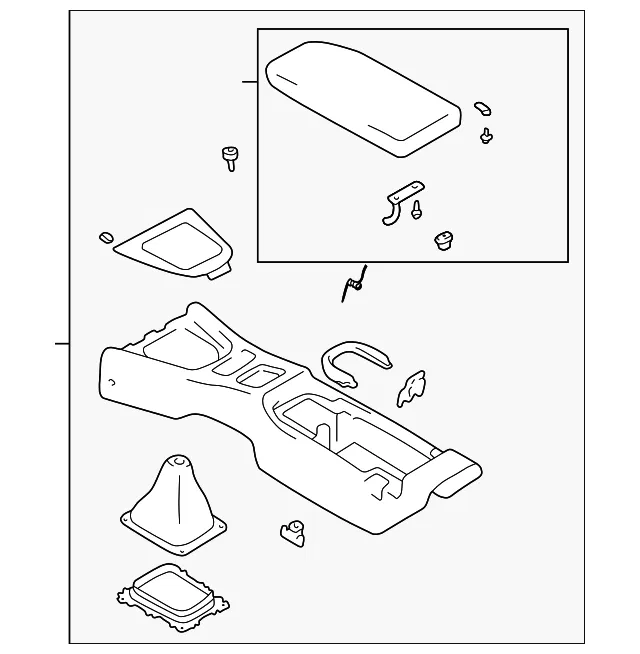 Console Assembly - Mazda (nc1064420m02)