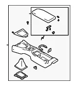 Console Assembly - Mazda (nc1064420m02) - view 3