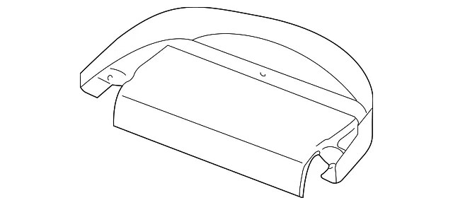 Package Tray Trim - Mazda (nc10683f1e02)