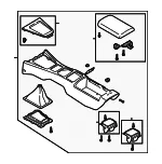 Console Assembly - Mazda (nc7264420j02) - view 3