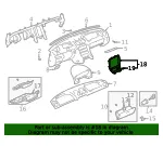 Instrument Panel Bezel - Mazda (ne0155210) - view 4
