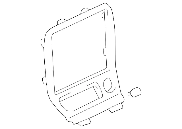 Instrument Panel Bezel - Mazda (ne4555210)