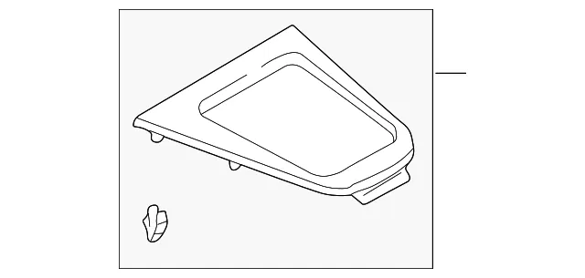 Console Trim Panel - Mazda (ne4564470)