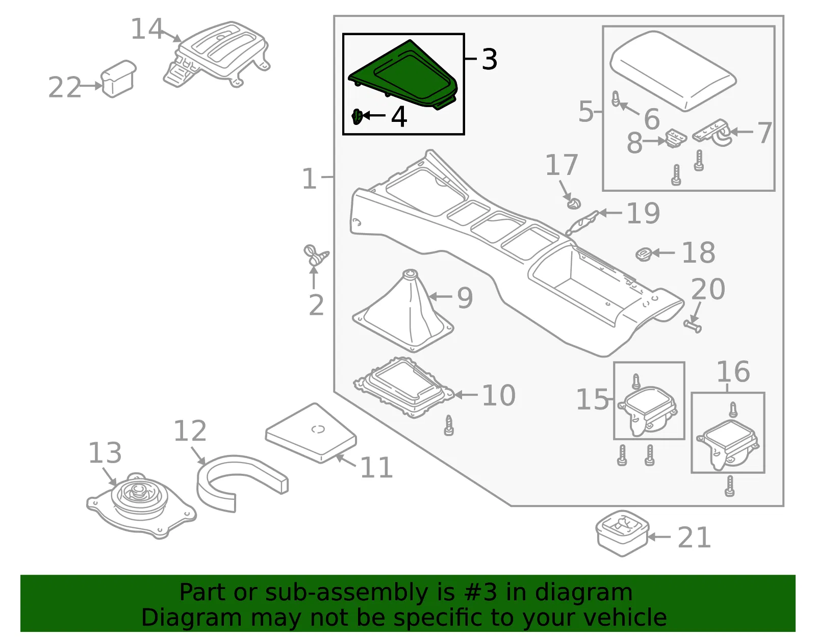 Console Trim Panel - Mazda (ne4564470) - view 2