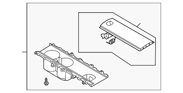 Cup Holder - Mazda (ne516439xa02)